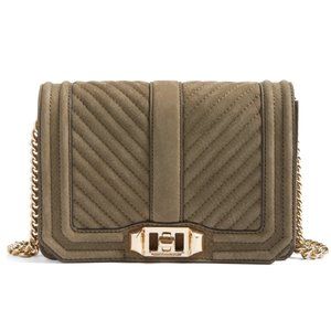 Small Love Nubuck Crossbody Bag